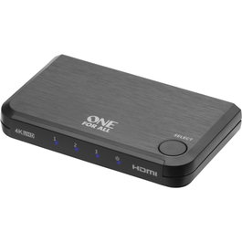 One for All Smart HDMI Switch 4K SV 1632 con mando a distancia