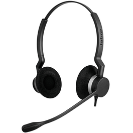 Jabra BIZ 2300 Duo Headset Dual USB-A con Cancelación de Ruido - Negro / 2399-823-109