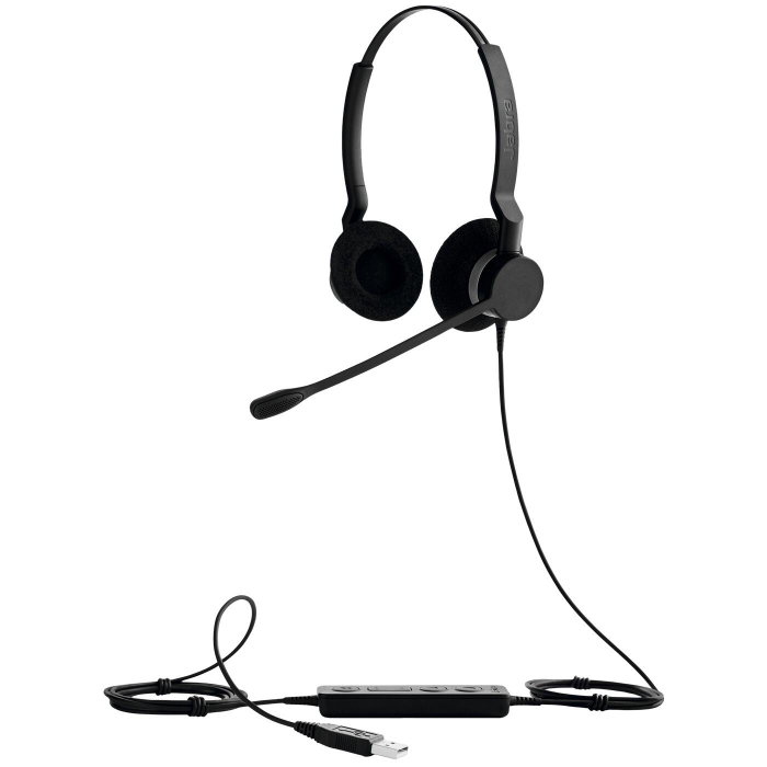Jabra BIZ 2300 Duo USB MS Negro Jabra BIZ 2300 Duo USB MS Negro
