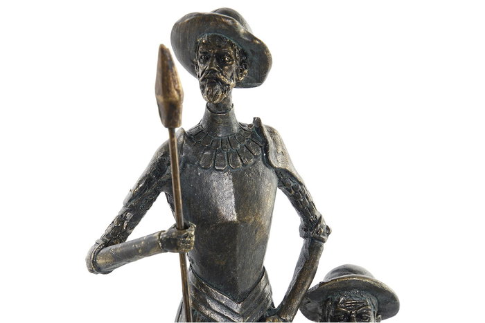 DKD Home Decor Figura Tradicional Don Quijote Cobrizo 14 x 40 x 14 cm (2 Unidades)