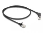 DeLOCK Cable de red RJ45 Cat.6A S/FTP Slim 0,5 m negro