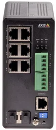Axis Switch Gestionado Gigabit PoE 01633-001, 4 Puertos (2 SFP), 240W Total / 60W por Puerto, Industrial, Diseño Robusto -40°C a 75°C