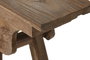DKD Home Decor Descalzadora de Teca Reciclada 140x18x50 Natural