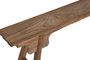 DKD Home Decor Descalzadora de Teca Reciclada 140x18x50 Natural