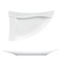 Bauscher Plato Triangular de Porcelana 21 cm - Vajilla Pleasure, Modelo 20x13 cm (Set de 12)