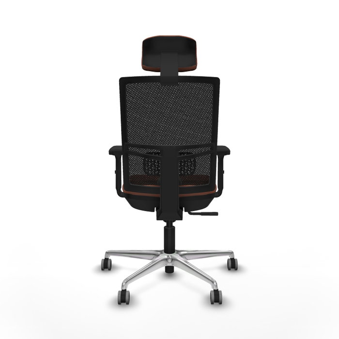 PIQUERAS Y CRESPO Silla de oficina Yunquera con mecanismo Sincro, Marrón y Negro PIQUERAS Y CRESPO Silla de oficina Yunquera con mecanismo Sincro, Marrón y Negro
