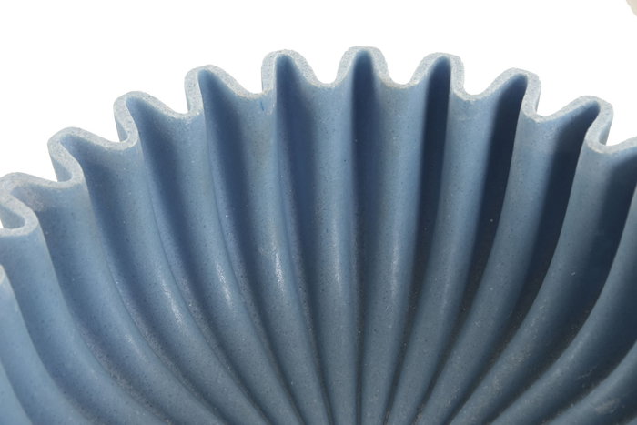 DKD Home Decor Set de 2 Centros de Mesa de Resina Azul Marino y Turquesa