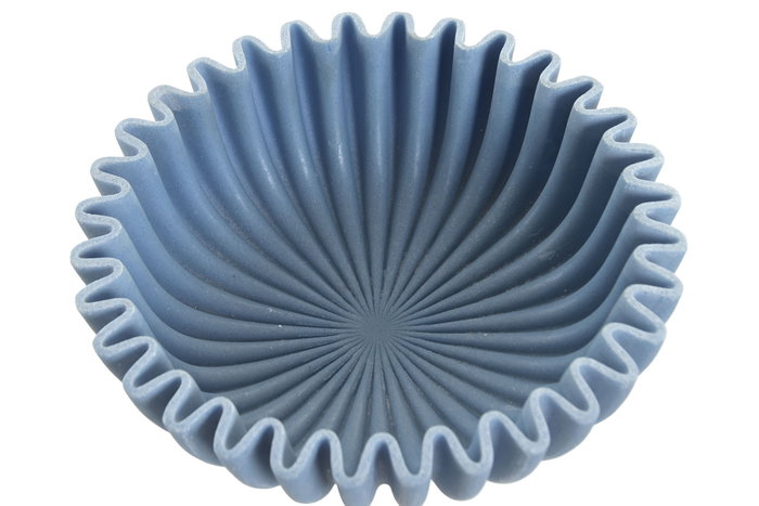 DKD Home Decor Set de 2 Centros de Mesa de Resina Azul Marino y Turquesa