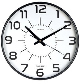 Reloj Pared Unilux Maxi Pop Analogico 37,5 Cm Ø Negro