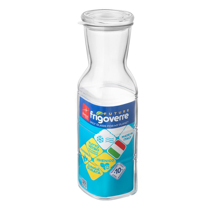 Botella de Cristal Bormioli Rocco Frigoverre Future Transparente Vidrio 1 L Botella de Cristal Bormioli Rocco Frigoverre Future Transparente Vidrio 1 L