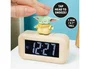 Wondee Despertador Digital con Lámpara Grogu de Mandalorian, Alarma con Luz Nocturna y Figurita para Habitación de Jugadores, 16 cm Altura