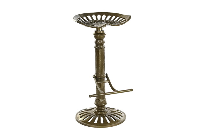 DKD Home Decor Taburete Vintage Dorado Metal 44 x 82 x 33 cm