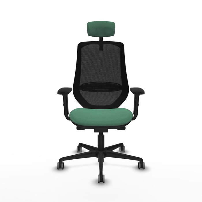 PIQUERAS Y CRESPO Silla de oficina Mardos con Mecanismo Sincro/Traslack, Verde Esmeralda y Negro PIQUERAS Y CRESPO Silla de oficina Mardos con Mecanismo Sincro/Traslack, Verde Esmeralda y Negro