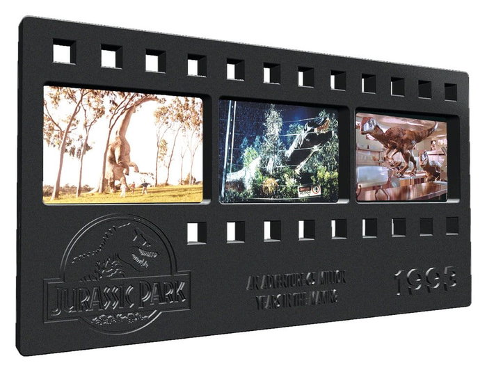 FaNaTtik Jurassic Park Lingote Metal Film Strip Collectible 12 cm