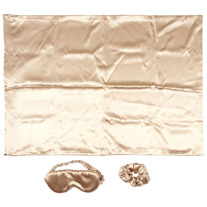 Cosmetic Club Juego De 3 Piezas Satén Para Dormir