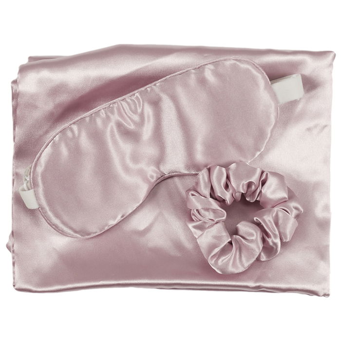 Cosmetic Club Juego De 3 Piezas Satén Para Dormir