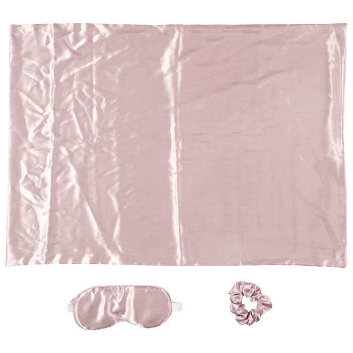 Cosmetic Club Juego De 3 Piezas Satén Para Dormir