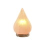 DKD Home Decor Lámpara de Sobremesa de Sal del Himalaya Rosa Gota