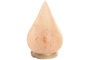 DKD Home Decor Lámpara de Sal del Himalaya Sobremesa Estilo Árabe, Color Rosa Forma Gota, Bombilla E14, 12 x 12 x 19 cm