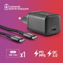 NGS Cargador GaN 65W para ASUS con Cable USB-C 1,5 m y 8 Conectores