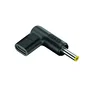 NGS BUD65W-AS Cargador GaN 65W USB-C Power Delivery para Portátil ASUS, Incluye Cable y 8 Conectores DC, Negro