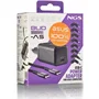 NGS Bud65w-AS Cargador GaN 65W para Asus con 1 USB Tipo-C, 8 Conectores, Voltaje 5-20V Automático