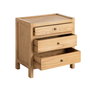 Mesita Natural Madera Mindi Dormitorio 65 X 40 X 65 cm