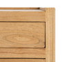 Mesita Natural Madera Mindi Dormitorio 65 X 40 X 65 cm
