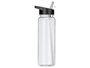 Leknes Botella Deportiva de Plástico PET 700 ml Negro/Transparente - Dimensiones: 8x24.5x7 cm (Set de 24)