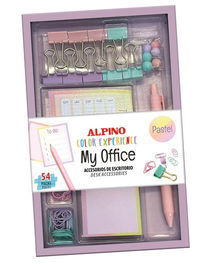 Set De Papeleria Alpino Color Experience Office Pastel 54 Pzas.