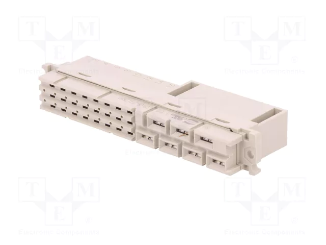 HARTING Conector de datos DIN 41612 macho de 31 pines recto