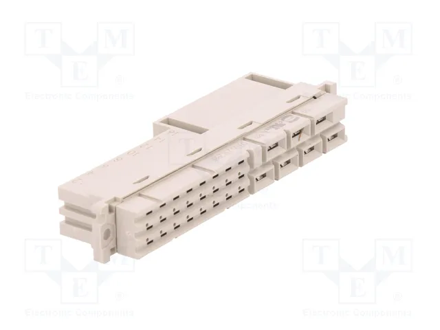 HARTING Conector de datos DIN 41612 macho de 31 pines recto