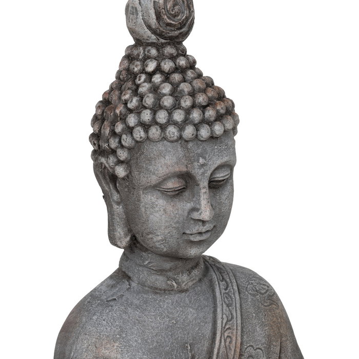 Escultura Buda Fibra de Magnesio 37 X 21 X 56 cm Escultura Buda Fibra de Magnesio 37 X 21 X 56 cm