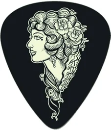 Dunlop Púas Lucky 13 Series III Voodoo Queen - 0,73 Mm - Pack 36 Unidades