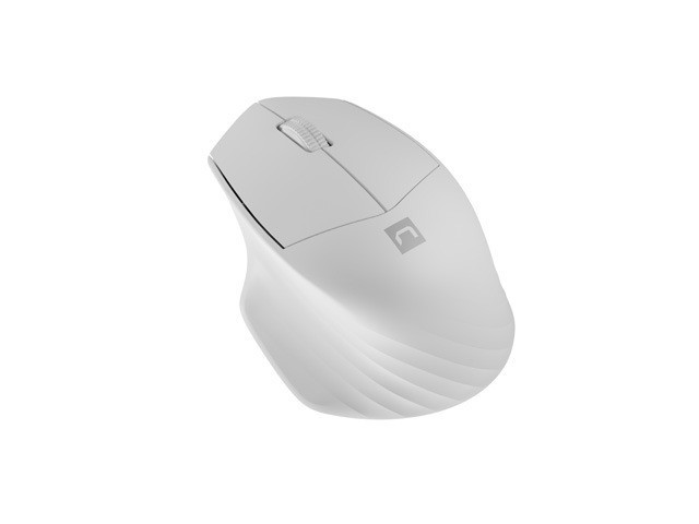 Natec Siskin 2 Ratón inalámbrico Óptico 1600 DPI 3 Botones Bluetooth 5.0 + 2.4 GHz Mujer Blanco