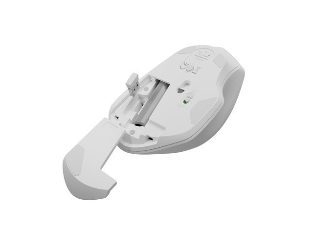 Natec Siskin 2 Ratón inalámbrico Óptico 1600 DPI 3 Botones Bluetooth 5.0 + 2.4 GHz Mujer Blanco