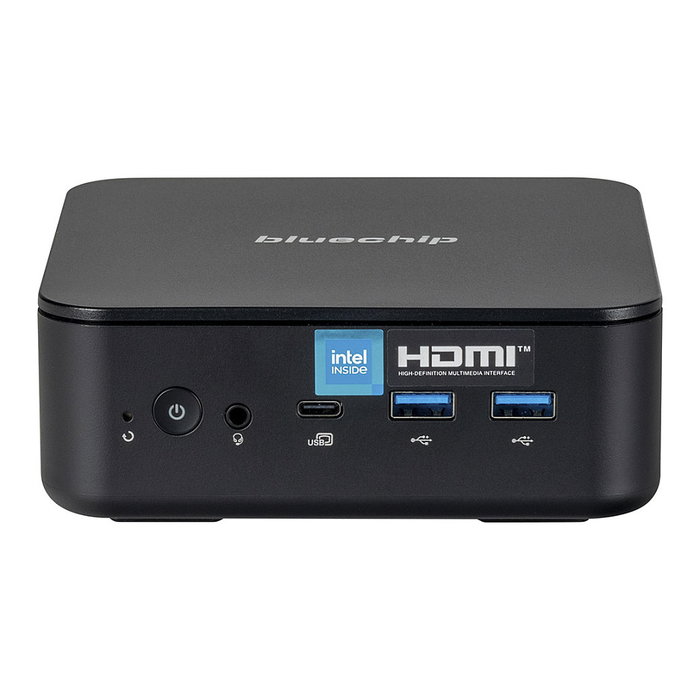 bluechip BUSINESSline M13100 Mini PC Intel N100 8GB 128GB SSD Negro