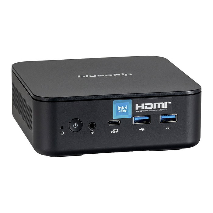 bluechip BUSINESSline M13100 Mini PC Intel N100 8GB 128GB SSD Negro