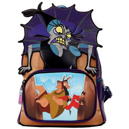 Loungefly Mochila Villanos El Emperador y sus Locuras Disney 22.5x26.25x11.25cm