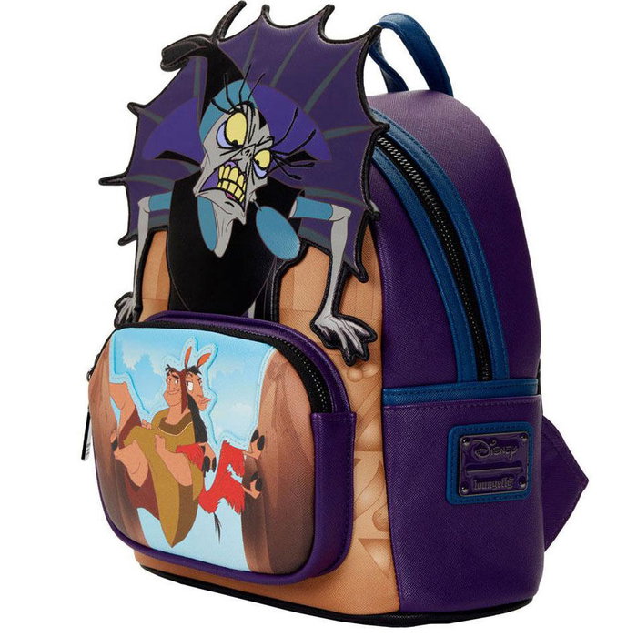 Loungefly Mochila Villanos El Emperador y sus Locuras Disney 22.5x26.25x11.25cm