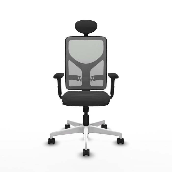 PIQUERAS Y CRESPO Silla de oficina Motilla con mecanismo Sincro, Gris