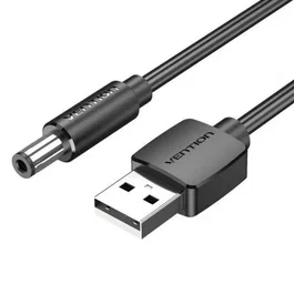 Vention Cable conversor USB macho a DC 5.5mm macho 1.5m negro CEXBG