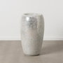 Jarrón Blanco Fibra de Vidrio Decoración 46 X 46 X 91 cm