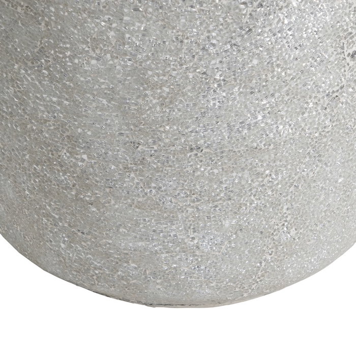 Jarrón Blanco Fibra de Vidrio Decoración 46 X 46 X 91 cm