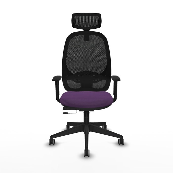 PIQUERAS Y CRESPO Silla de oficina Cilanco Morada con Mecanismo Sincro/Traslack