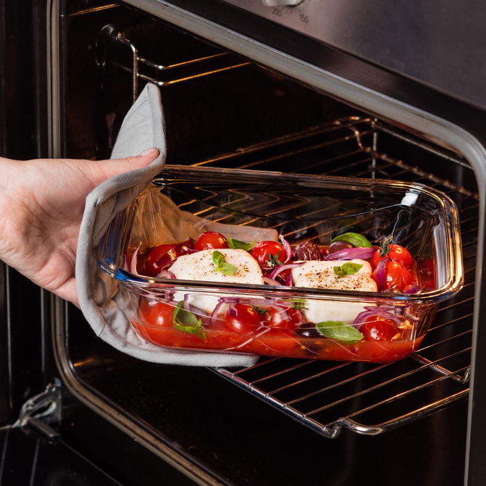 Hermético Rectangular Boro Cook&Go Pyrex® 26x19,5x7,7 cm - 1,7 L