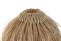 DKD Home Decor Lámpara Sobremesa Natural Ratán y Madera 45 x 53 x 45 cm