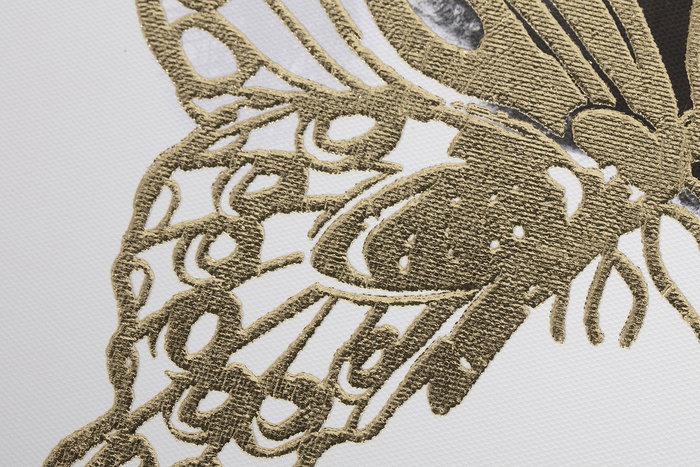 DKD Home Decor Cuadro Moderno Negro Blanco Lienzo Pino 3.7 x 100 x 70 cm (2 Unidades)