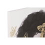 DKD Home Decor Set de 2 Cuadros Lienzo Chica Mariposas 70x100 cm