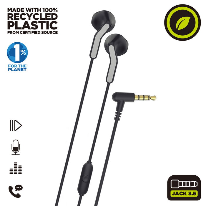 Muvit For Change Auriculares E56 Negro Muvit For Change Auriculares E56 Negro